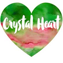 crystal heart